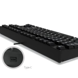 Mechanical Keyboard Cable Heavy Duty Aviation Connector Coupling 1.5M USB Type C