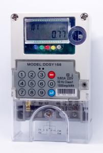 Quality GPRS Advanced Metering System 1 Phase STS Prepaid Meters Load Management Real Time Data for sale