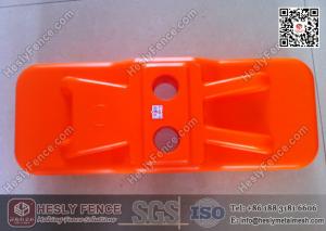 Quality Orange Color Blow Mould Plastic Temporary Fencing Blocks, China Manufacturer for sale