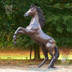 Quality Bronze Garden Horse Statues Life Size Metal Artistic Animal Brass Sculpture Decoration Outdoor for sale