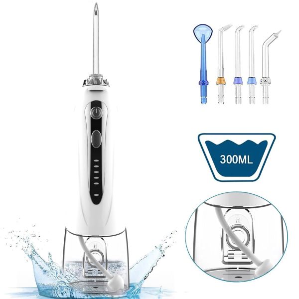 dental Oral Irrigator Water Flosser IPX7 Waterproof Cordless