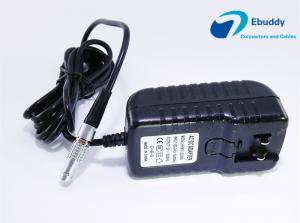 Quality Lemo Custom Power Cables Lemo 0B 2pin male plug to 12V power adaptor cable for sale