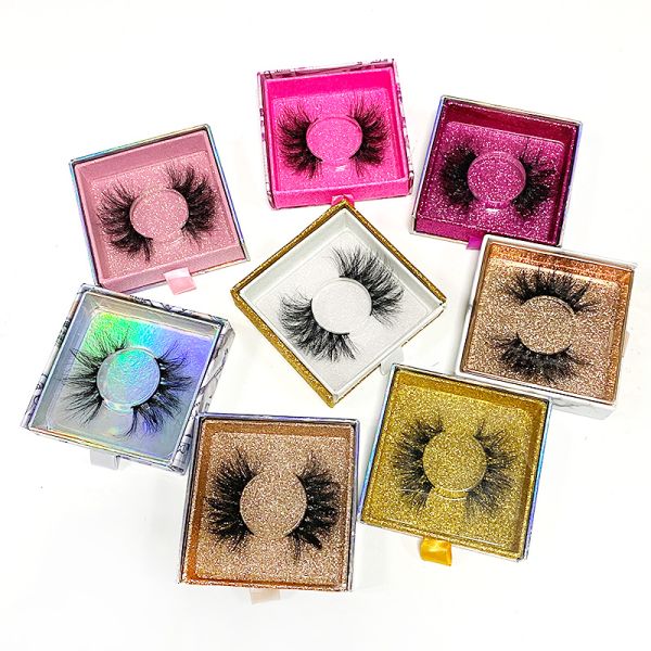 Reusable Fluffy Mink Lashes , Natural Look Vegan Cruelty Free Lashes