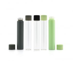 Quality Child Resistant Glass Pro Roll Tubes Borosilicate Glass Tube Screw Cap 109mm for sale