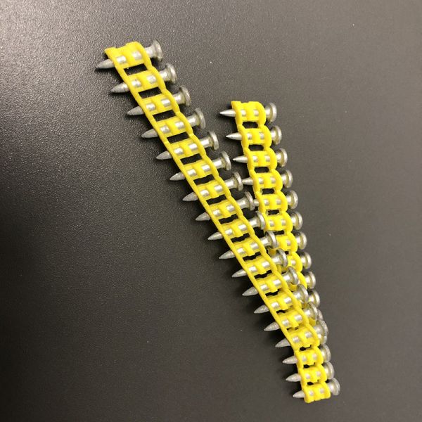 Galvanised 20mm Concrete Nails C5 Ballistic Point For Gas Actuated Tools