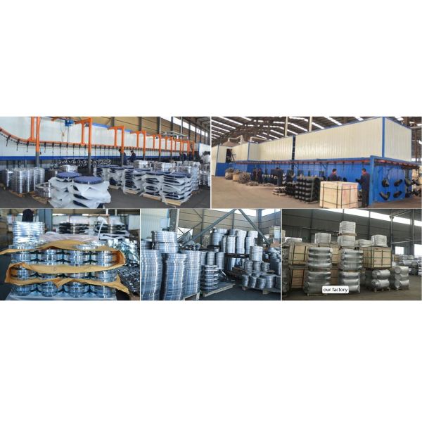 Alloy Steel Sch 40 Flange Asme B16.47 Ser B Coated With Black Paint