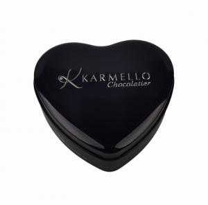 Quality Promotion Heart Shaped Chocolate Tins Gift Tin Box For Holiday Season for sale