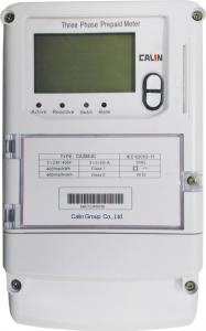 Quality Prepaid Wireless Smart Meters Card Type 3X240V Kilowatt Hour Meter 3 Phase for sale