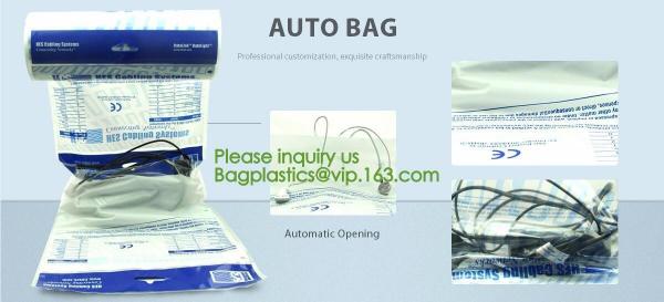 Auto-packing machines for bag-making, Pre-Opened Poly Bags on a Roll,Pe Plastic Singe Side Opening Pre-Opened Auto Perfo