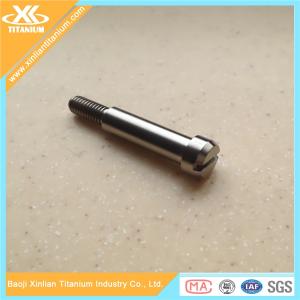 Quality Customized Gr5 alloy titanium slotted bolts for sale