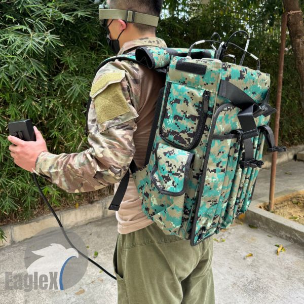 1.5KM~2KM Range Drone Jammer UAV Signal GPS Defense Anti Drone Backpack Jammer