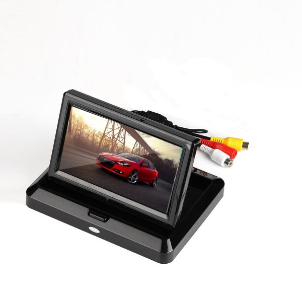 Night Vision Car Parking Sensor System Desktop Type 500cd/m2 Brightness