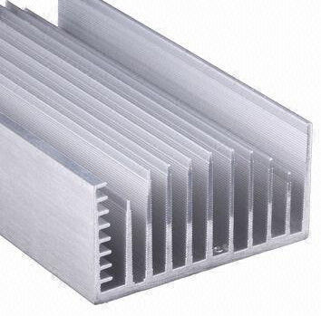 Clear 6063-T5 Aluminum LED Heat Sink Extrusion Profiles With Tapping / Stamping