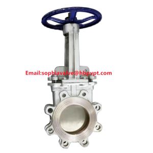 cast steel JIS 10K knife gate valve