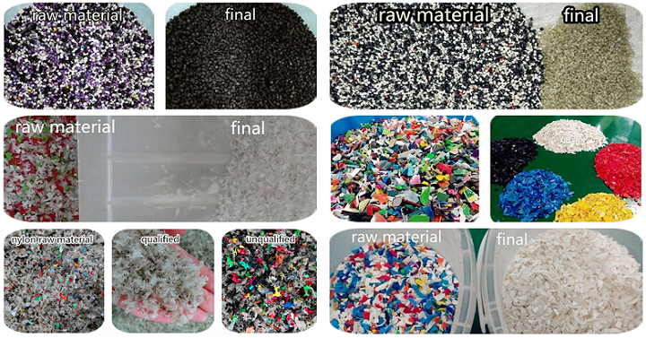 Recycle PP PET PVC Plastic Sorting Machine Pellet CCD Color Sorting Machine