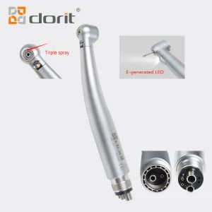 China High Speed Dental LED Airotor Handpiece Borden 2 Holes Self Powered Air Turbine on sale