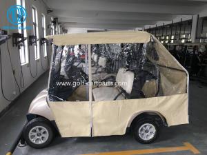 Quality LVTONG A627 4 Seater Golf Cart Waterproof Beige Rain Cover for sale