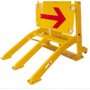 Quality Rustproof 27.8kg Portable Vehicle Barricades for sale