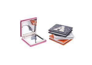 Quality Metal ABS Cosmetic Pocket Mirror Silk Screen Printing Logo Souvenir Gift for sale