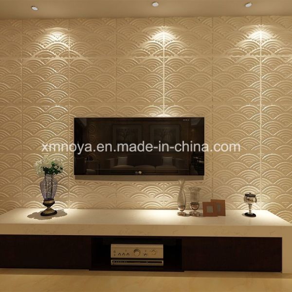 Acoustical Decorative 3D Wall Board for Living Room TV Background