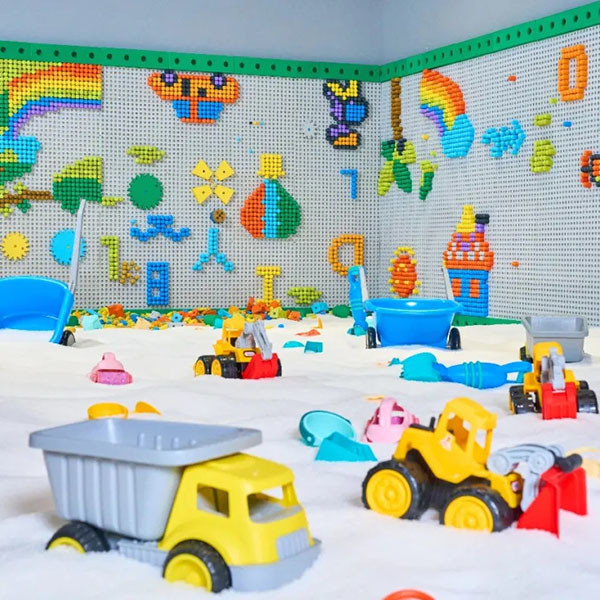 Modern Smooth Finish Wood Wall Panel for Indoor Playgrounds