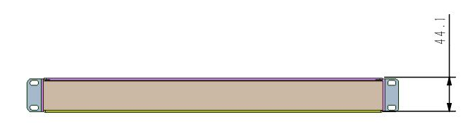 19 inch 1U 48 72 144 fibers MPO MTP Patch Panel