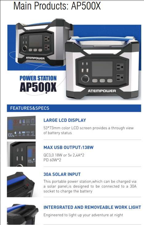 UPS 150Wh Portable Power Bank AC DC 40000mAh USB Power Station for Travel Laptop Car Jump