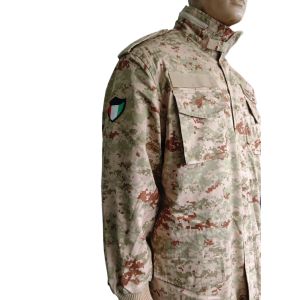 Customizable Military Jacket with Detachable Thermal Liner
