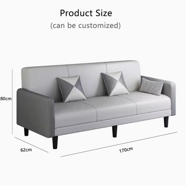 Modern Design Sofa 3 Seater Home Furniture with Comfortable Cushions in Living Room Bedroom Sofa