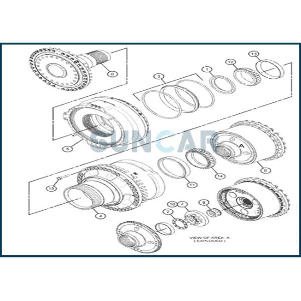 CA9G5323 9G-5323 9G5323 Seal Group Duo Cone For C-A-T Dozer 834B Tractor 631E