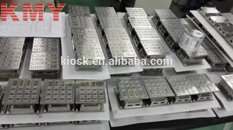 Encrypted Stainless Steel DES 3DES EPP Pin Pad 1.1kg ATM Pin Keypad