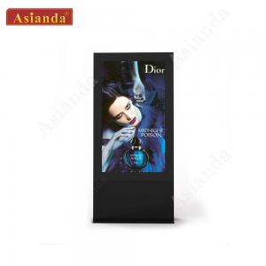 Quality 55inch Outdoor Weather Proof Free Standing Digital Signage Display Screens Vertical Digital Signage for sale