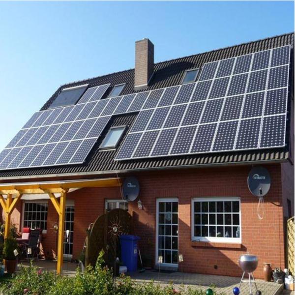 Tile Roof Bifacial Solar Panels Solar System For Solar Power System