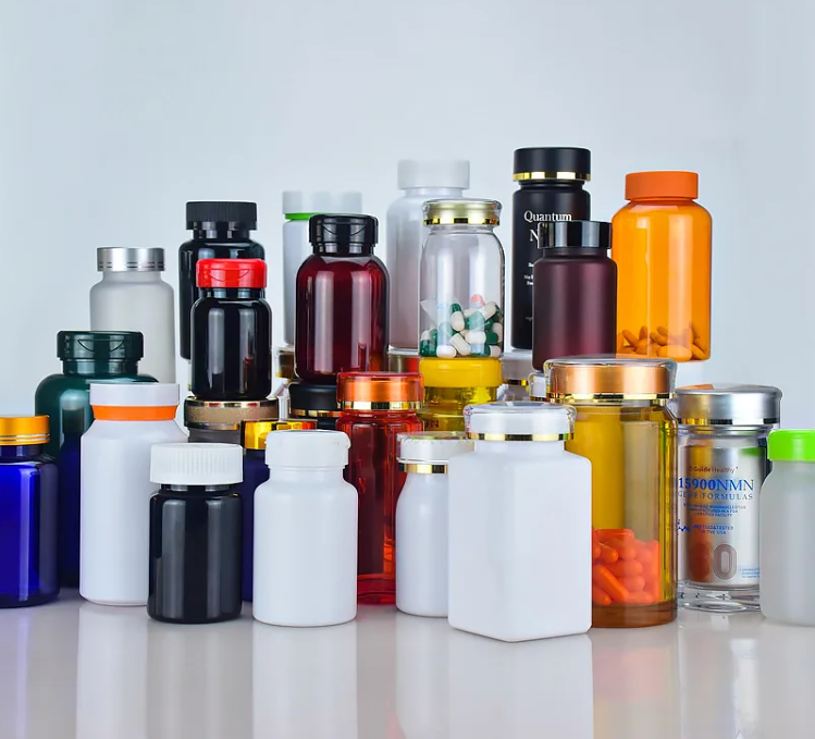 Buy cheap Custom Factory Food Grade 140-300ml White Pet Plastic Supplement Pill Capsule from wholesalers