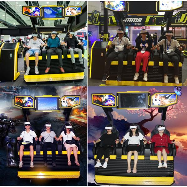 3 Seats 9D VR Motion Cinema With SSD 240G I5 System