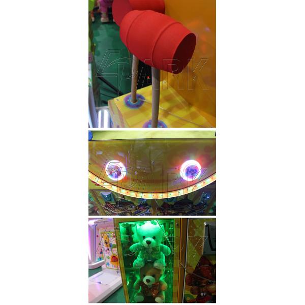 Toddler Coin Operated Joy Hammer Hitting Game Machine With Ticket Function