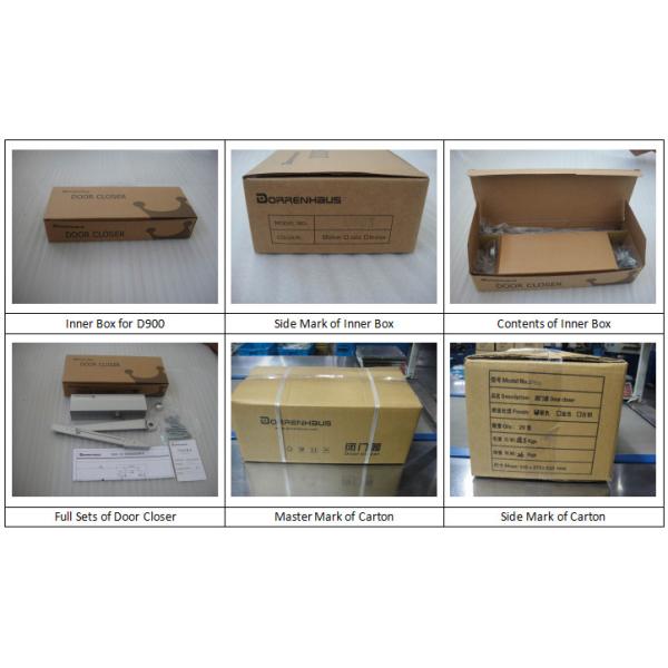 Euro Style Aluminum Door Closer Size 4 Backcheck Round Cover For 85kg Door