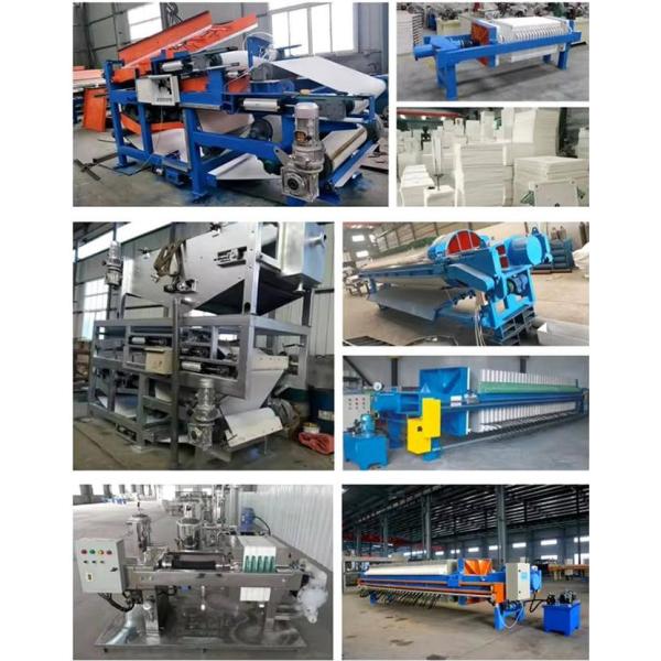 Fully Automatic Plate Frame Sludge Press Machine Filter Machine For Dewatering