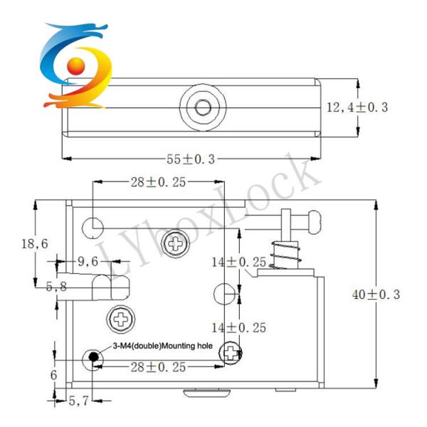 Customized Fail Secure Electromagnetic Lock Small For Vending Locker