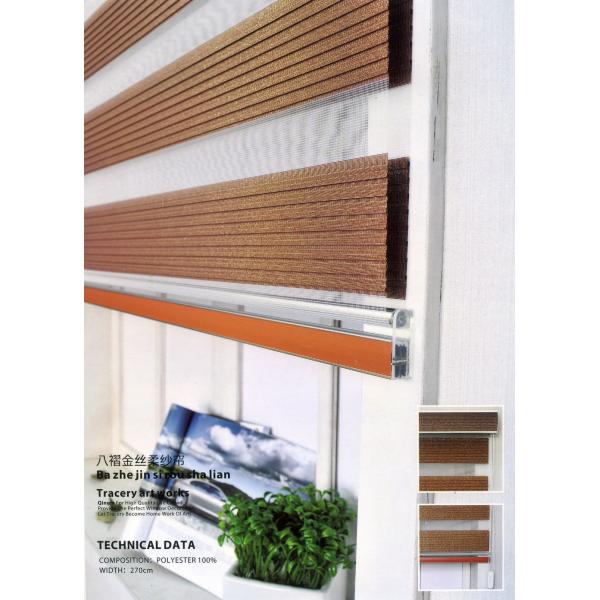 Plain Zebra Blinds Fabric Shades , Custom Roller Blinds Bunnings Grade 8 Fastness