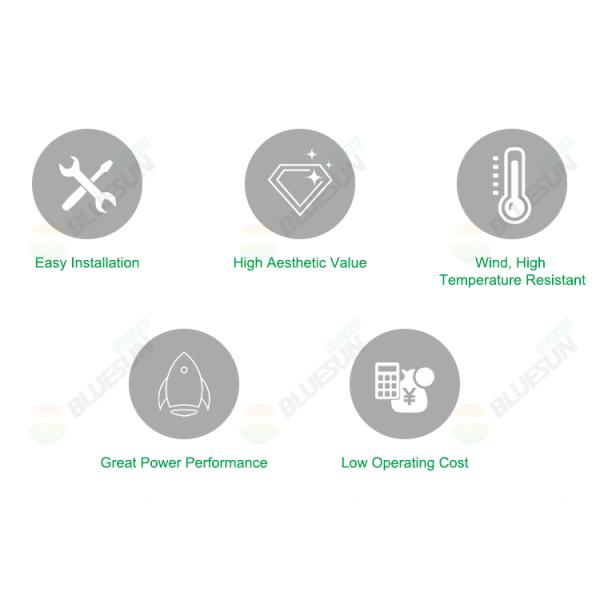 Flexible Shingle Solar Panel Monocrystalline Semi-flexible Solar Panel 100 Watt Solar Panel Set