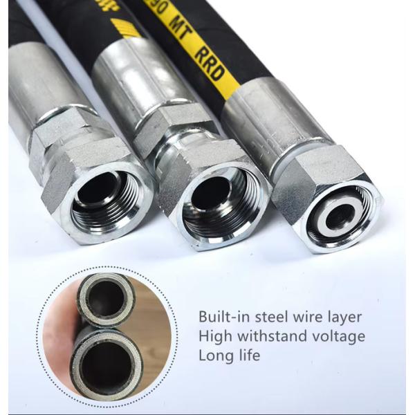 Suction Hydraulic Oil Hose Customized With Synthetic Rubber Material