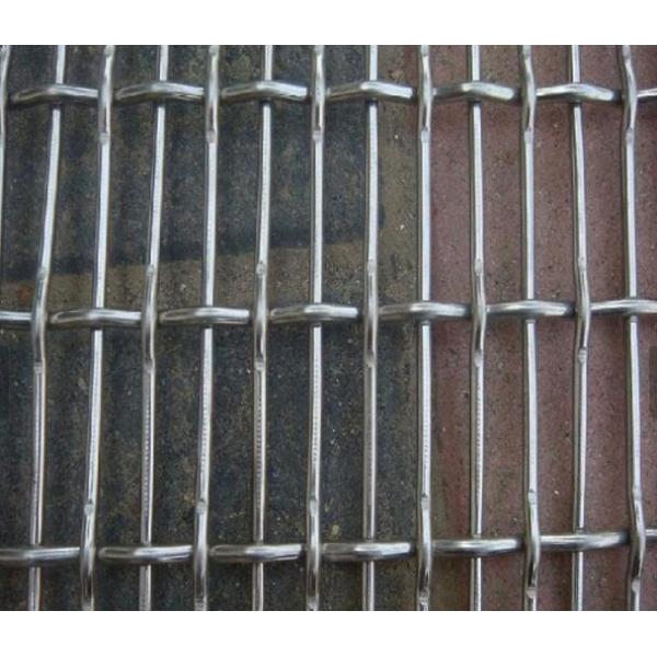 Rectangle/Slot Hole Crimped Wire Mesh/Screen for Facade, Vibering Screen