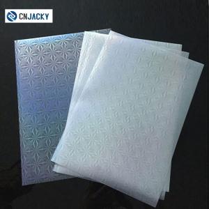 Quality Clear Smart Card Material Overlay PVC Holographic Film For ID Cards / VIP Card for sale