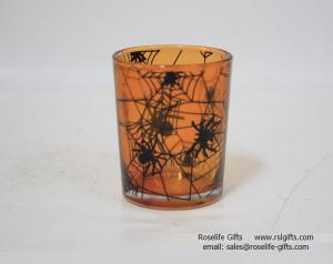 China glass tealight candle holder on sale