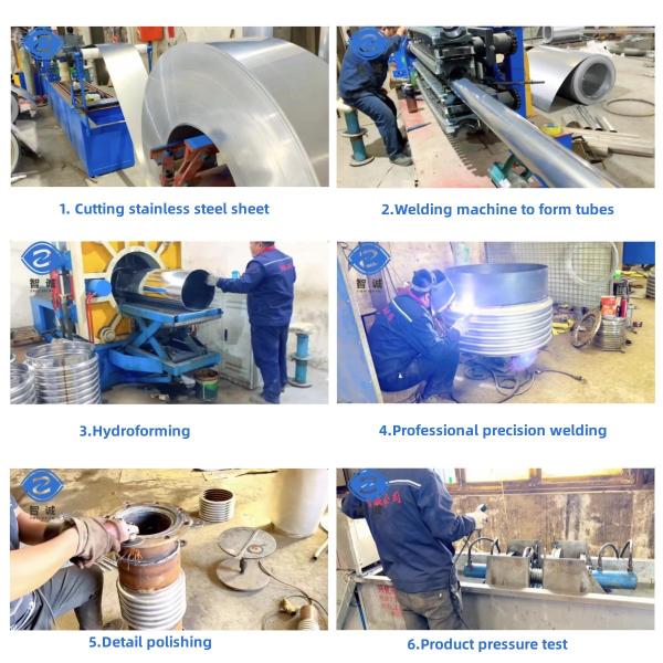 PN10-PN40 Flange Material Stainless Steel Expansion Bellows Joints For Customer Requirements