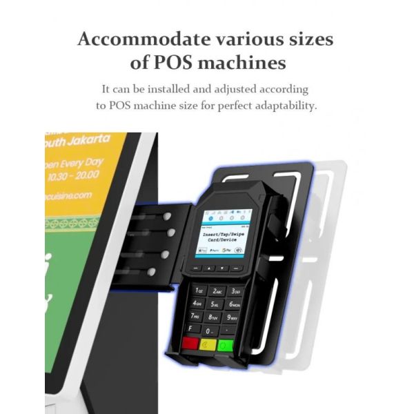 21.5" Touch Screen Self Ordering Kiosk with 10-Point Capacitive Touch and 1920x1080 Resolution for Fast Food Restaurants