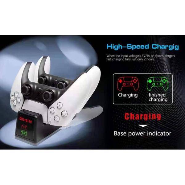 New Charging Controller PS5 Charger Dual Charging Dock Station P5 Playstation 5 Gamepad Joystick Charging Dock
