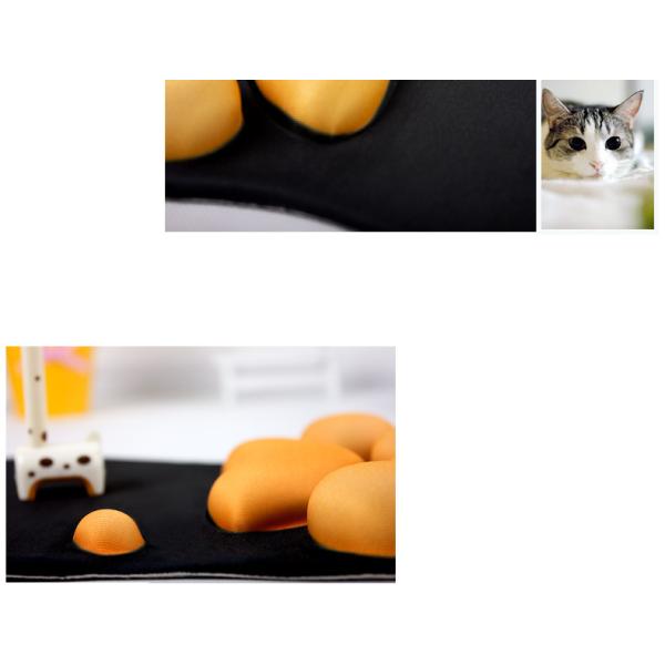 Wrist Support Cat Paw Mouse Pad Odorless For Gaming And Work