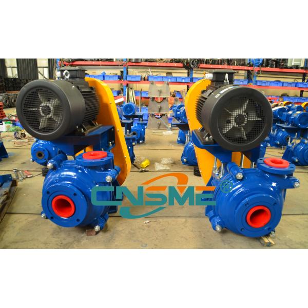 Wear Resistant Mining Slurry Pump Polyurethane Lined Horizontal